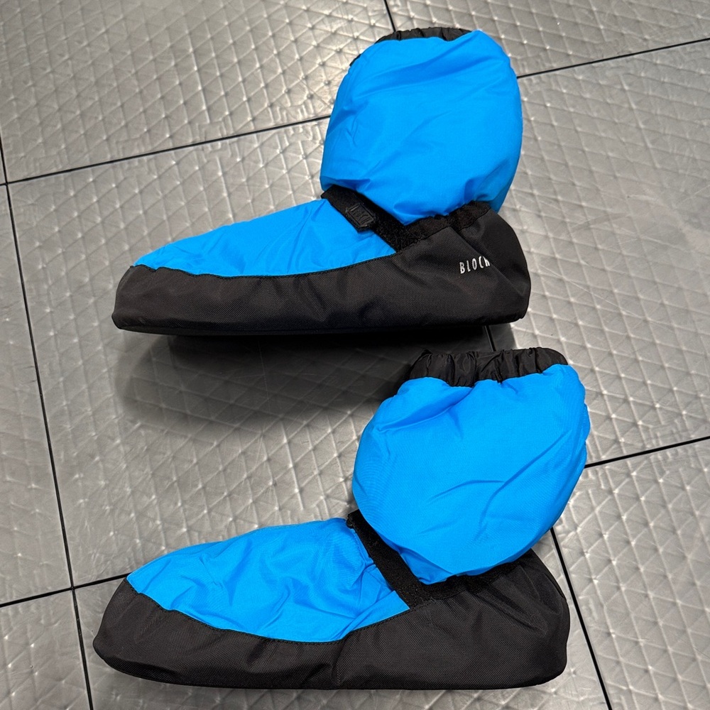Blue and Black Booties